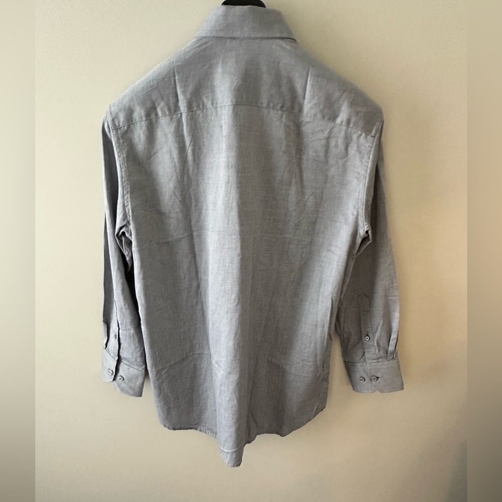 ✨Men's Kolte 100% Cotton Button Down Shirt - Size 32/33 - Denim Washed Blue✨ - Picture 4 of 9